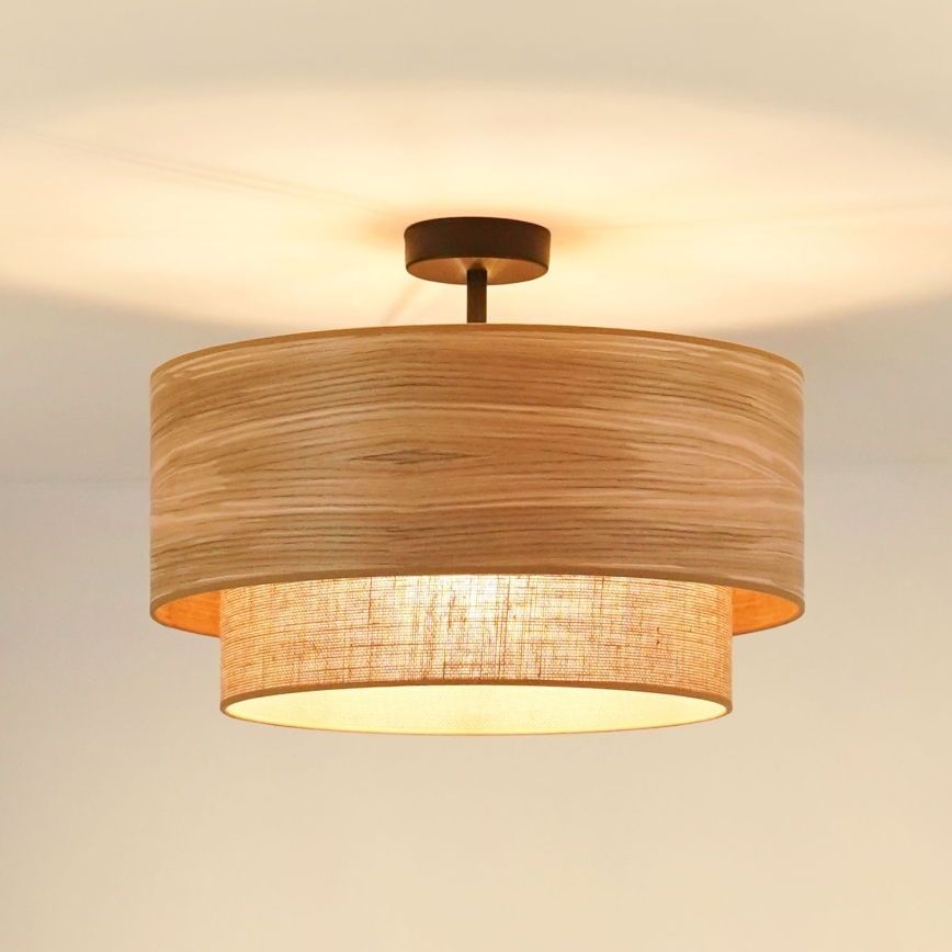 Brilagi - Lampadario a plafone MONTANA BOHO 1xE27/15W/230V diametro 45 cm marrone