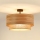 Brilagi - Lampadario a plafone MONTANA BOHO 1xE27/15W/230V diametro 45 cm marrone