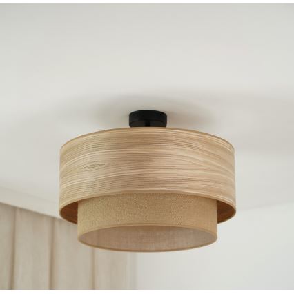 Brilagi - Lampadario a plafone MONTANA BOHO 1xE27/15W/230V diametro 45 cm marrone