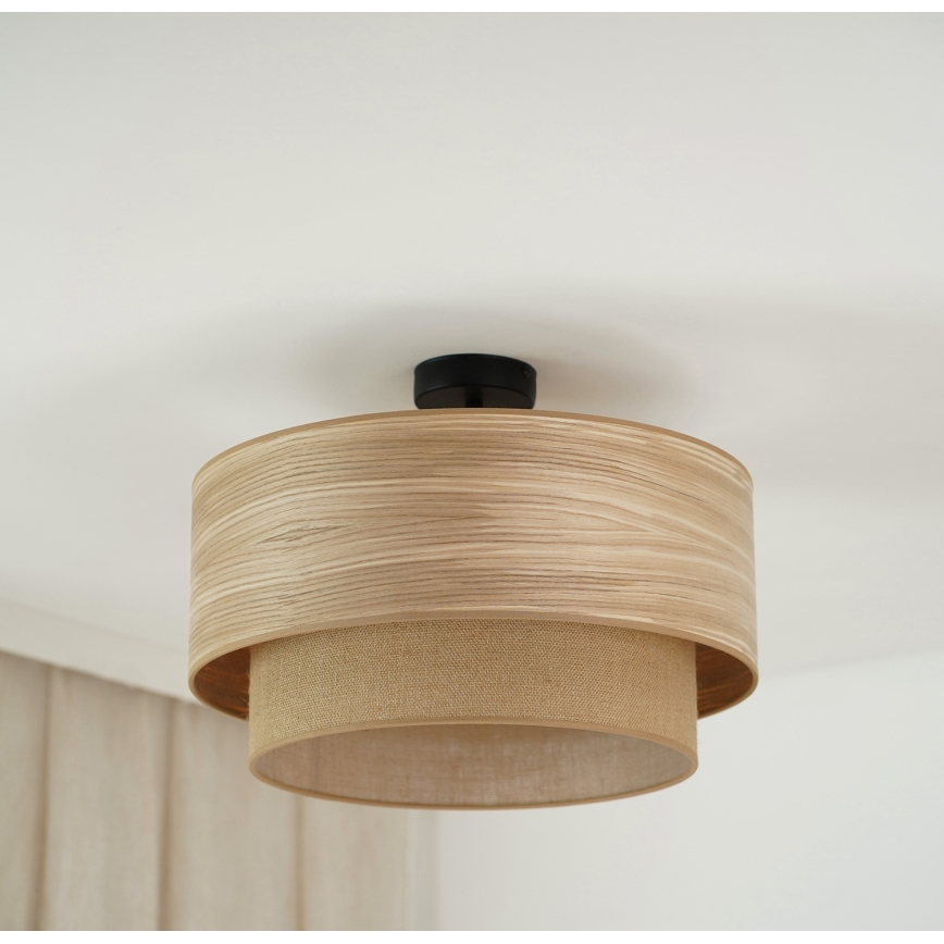 Brilagi - Lampadario a plafone MONTANA BOHO 1xE27/15W/230V diametro 45 cm marrone