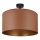 Brilagi - Lampadario a plafone OREGON ROLLER VEGE 1xE27/15W/230V diam. 45 cm marrone