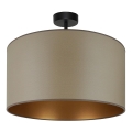 Brilagi - Lampadario a plafone OREGON ROLLER VEGE 1xE27/15W/230V diametro 45 cm grigio
