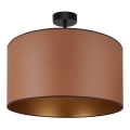 Brilagi - Lampadario a plafone OREGON ROLLER VEGE 1xE27/15W/230V diametro 45 cm marrone