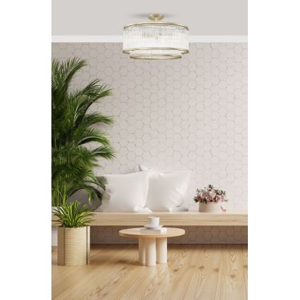 Brilagi - Lampadario a plafone RAMOS 6xE14/60W/230V dorato