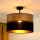 Brilagi - Lampadario a plafone ROYAL 1xE27/15W/230V diametro 40 cm nero/oro