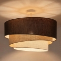BRILAGI - Lampadario a plafone TRIO 3xE27/60W/230V Ø 60 cm marrone/beige/bianco