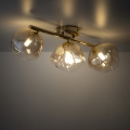 Brilagi - Lampadario a plafone VULCANO 3xG9/8W/230V oro/beige fumé