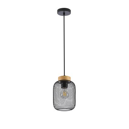 Brilagi - Lampadario a sospensione BASKLITE 1xE27/15W/230V legno/nero