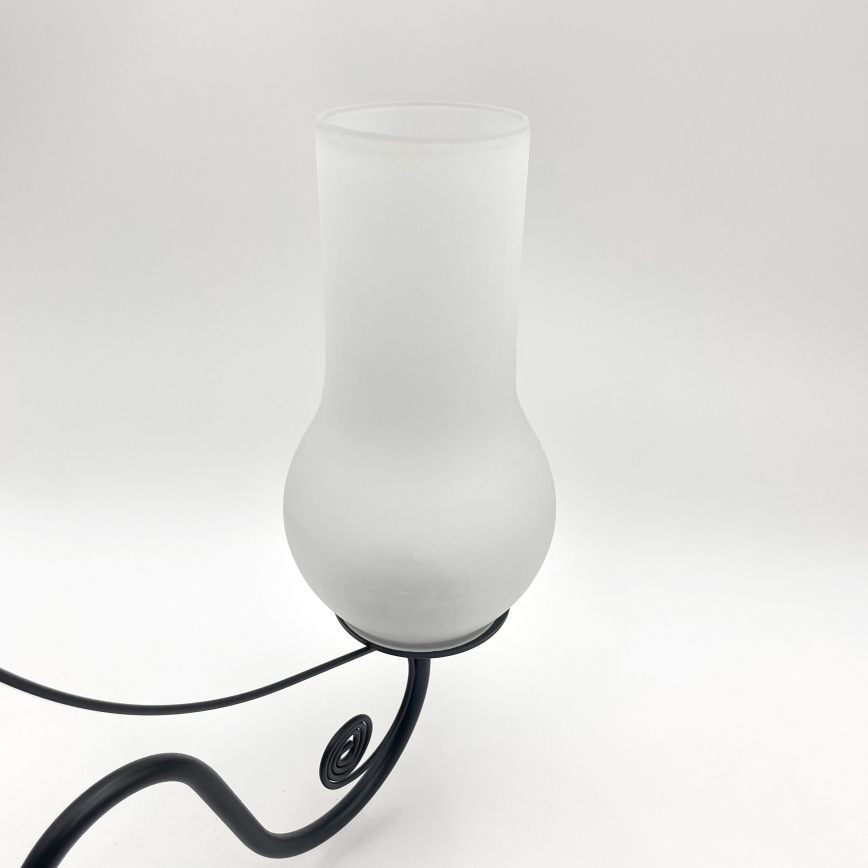 Brilagi - Lampadario a sospensione con catena COTTAGE 3xE14/40W/230V nero/bianco