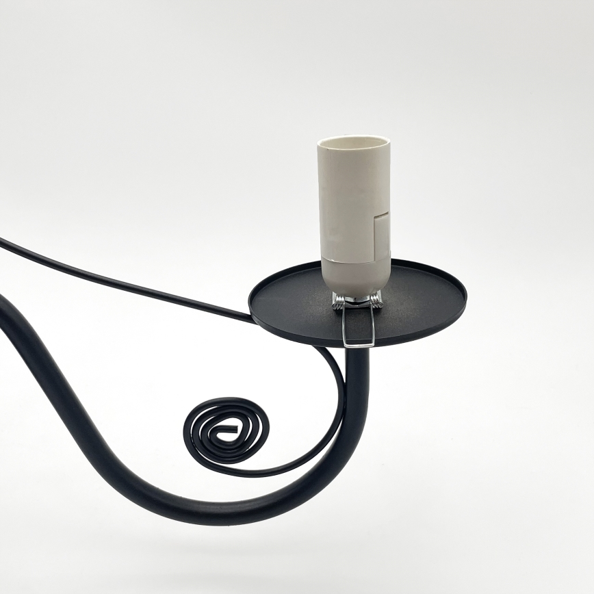 Brilagi - Lampadario a sospensione con catena COTTAGE 3xE14/40W/230V nero/bianco