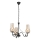 Brilagi - Lampadario a sospensione con catena COTTAGE 3xE14/40W/230V nero/marrone