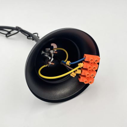 Brilagi - Lampadario a sospensione con catena COTTAGE 3xE14/40W/230V nero/marrone