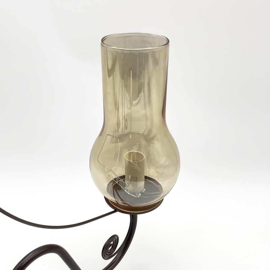 Brilagi - Lampadario a sospensione con catena COTTAGE 5xE14/40W/230V marrone