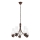 Brilagi - Lampadario a sospensione con catena COTTAGE 5xE14/40W/230V quercia/bianco