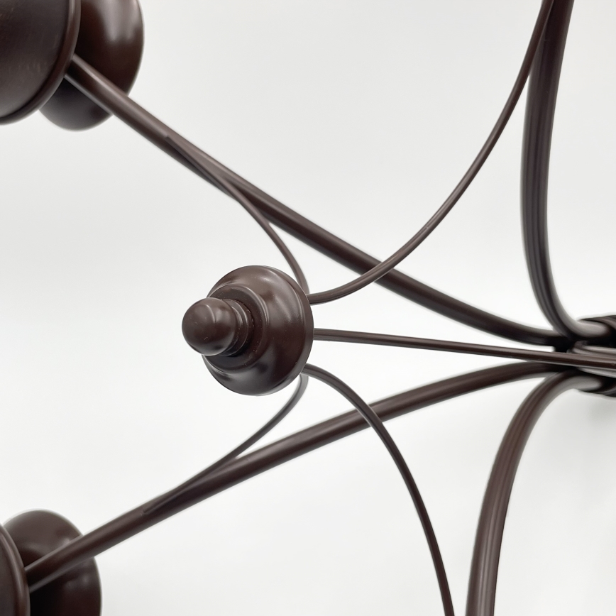 Brilagi - Lampadario a sospensione con catena COTTAGE 5xE14/40W/230V quercia/marrone