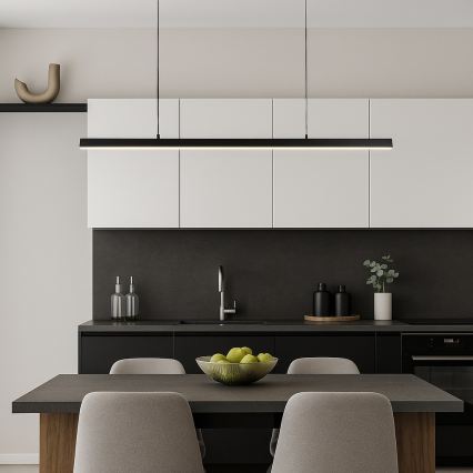 Brilagi - Lampadario a sospensione con cavo AXIS LED/30W/230V 120 cm nero