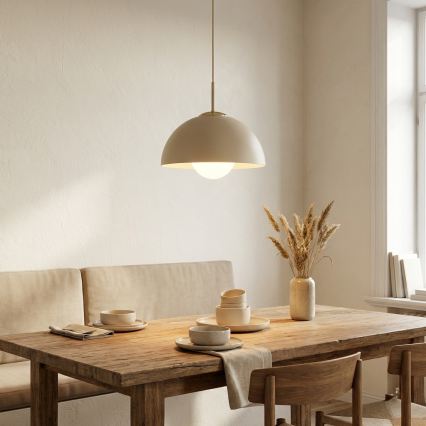 BRILAGI - Lampadario a sospensione con cavo COSMO 1xE27/60W/230V Ø 30 cm beige/oro