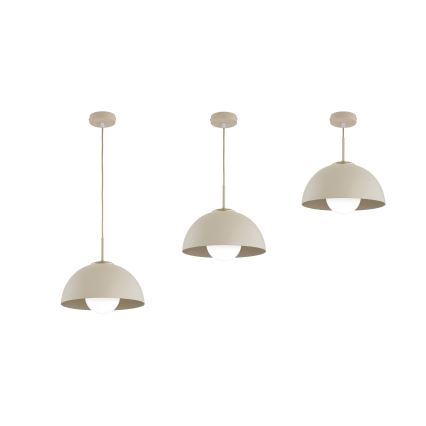BRILAGI - Lampadario a sospensione con cavo COSMO 1xE27/60W/230V Ø 30 cm beige/oro