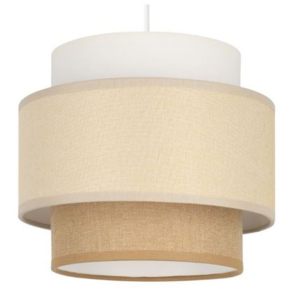Brilagi - Lampadario a sospensione con cavo RESNA 1xE27/60W/230V diam. 20 cm crema/beige