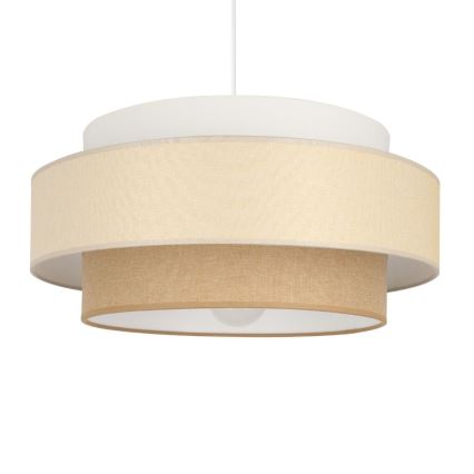 Brilagi - Lampadario a sospensione con cavo RESNA 1xE27/60W/230V Ø 40 cm crema/beige