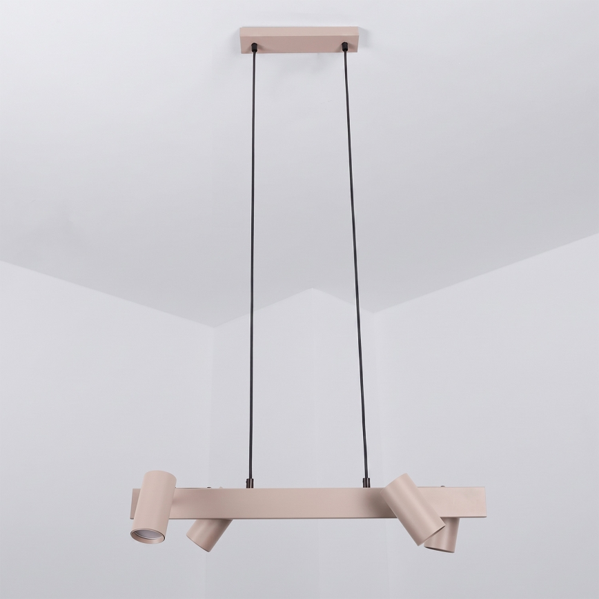 Brilagi - Lampadario a sospensione con cavo SELE 4xGU10/30W/230V beige