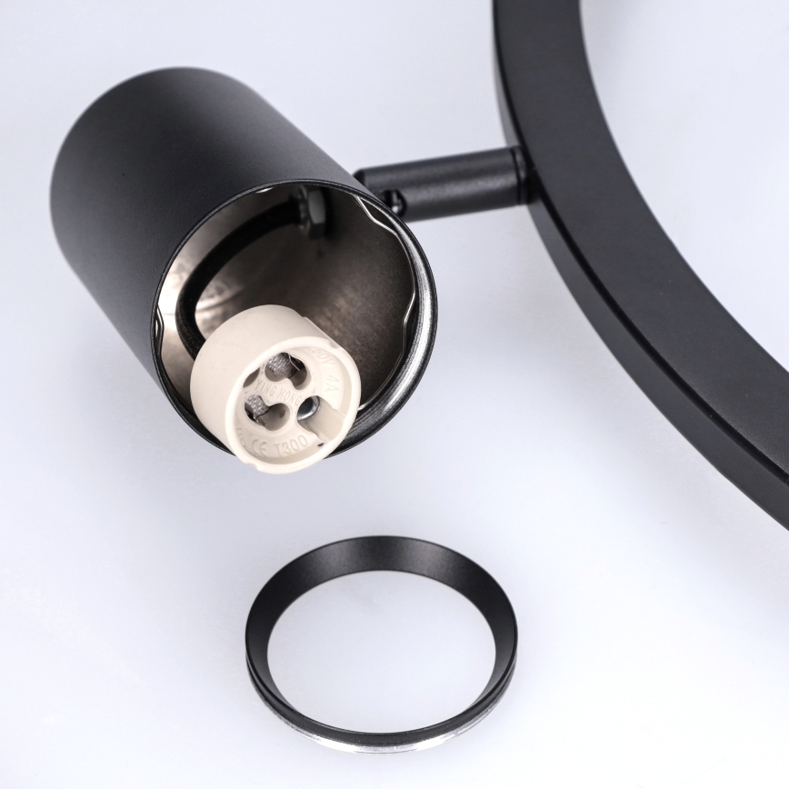 BRILAGI - Lampadario a sospensione con cavo SELE 6xGU10/30W/230V nero