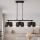 Brilagi - Lampadario a sospensione con cavo SPRING 3xE27/60W/230V nero/oro