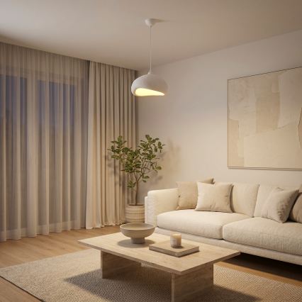 Brilagi - Lampadario a sospensione con cavo WABI SABI 1xE27/40W/230V Ø 32 cm, bianco