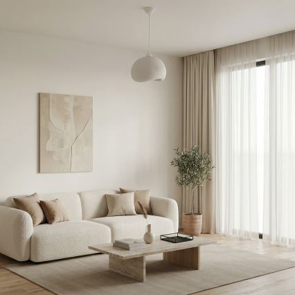 Brilagi - Lampadario a sospensione con cavo WABI SABI 1xE27/40W/230V Ø 34 cm bianco