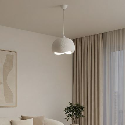 Brilagi - Lampadario a sospensione con cavo WABI SABI 1xE27/40W/230V Ø 34 cm bianco