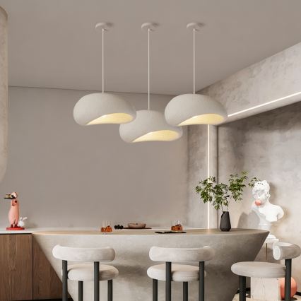 BRILAGI - Lampadario a sospensione con cavo WABI SABI 1xE27/60W/230V Ø 40 cm bianco