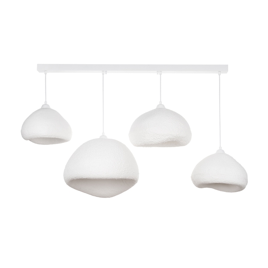 Brilagi - Lampadario a sospensione con cavo WABI SABI 4xE27/40W/230V bianco