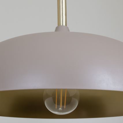 Brilagi - Lampadario a sospensione con filo ABRAHAM 1xE27/60W/230V diametro 45 cm beige