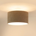Brilagi - Lampadario a sospensione con filo BOUCLE ROLLER 1xE27/15W/230V diametro 45 cm marrone