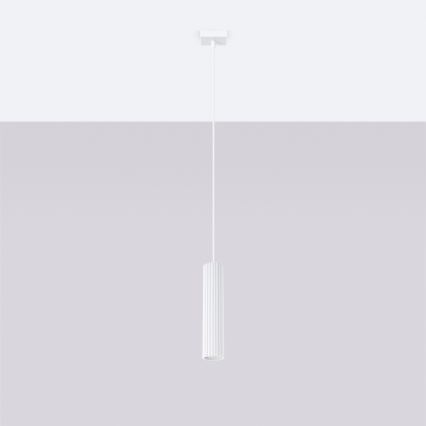 Brilagi - Lampadario a sospensione con filo CRESTO 1xGU10/10W/230V bianco