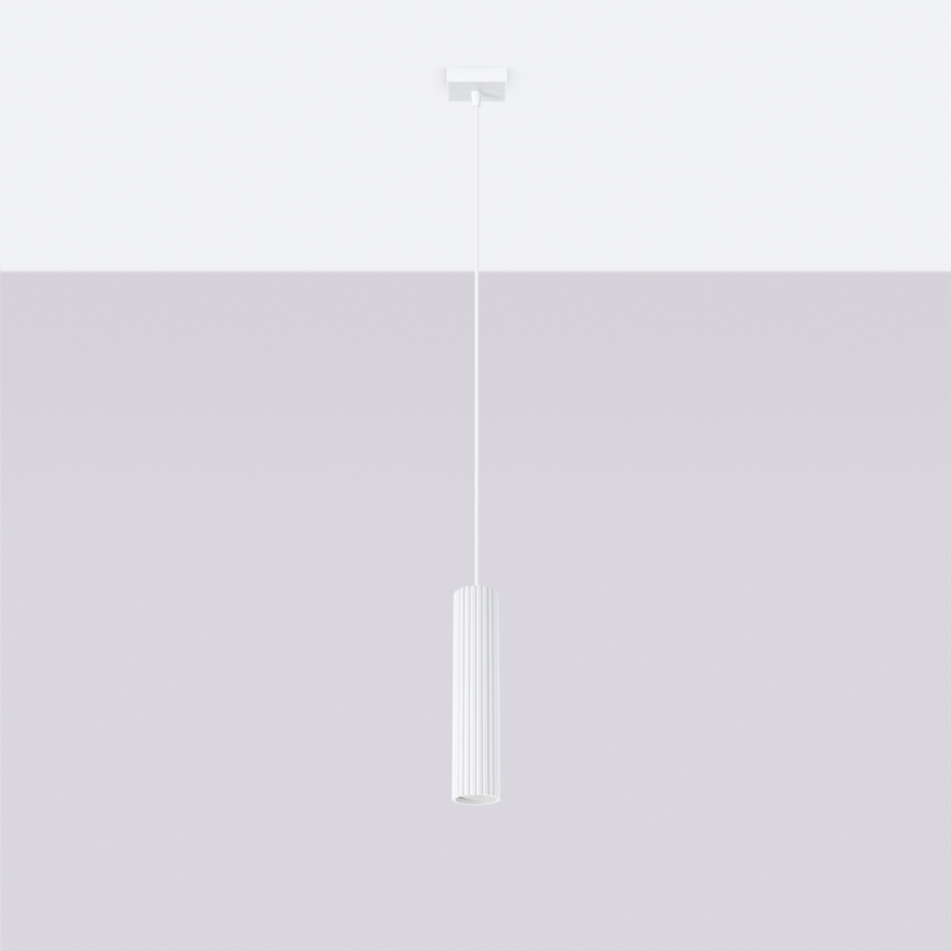 Brilagi - Lampadario a sospensione con filo CRESTO 1xGU10/10W/230V bianco