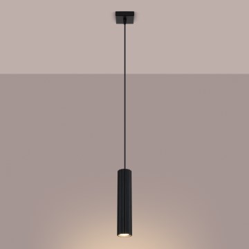 Brilagi - Lampadario a sospensione con filo CRESTO 1xGU10/10W/230V nero
