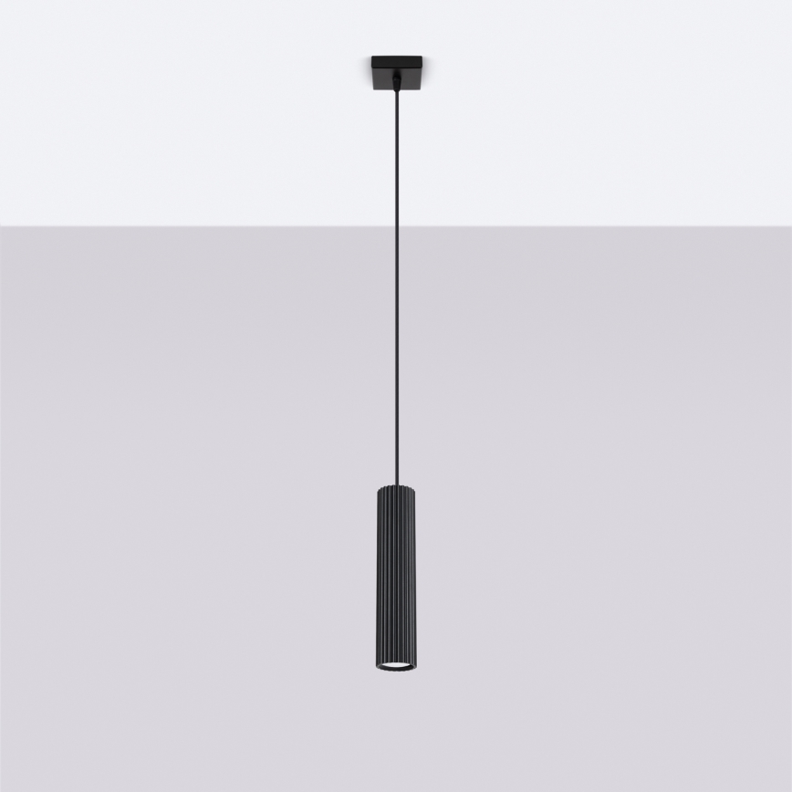 Brilagi - Lampadario a sospensione con filo CRESTO 1xGU10/10W/230V nero