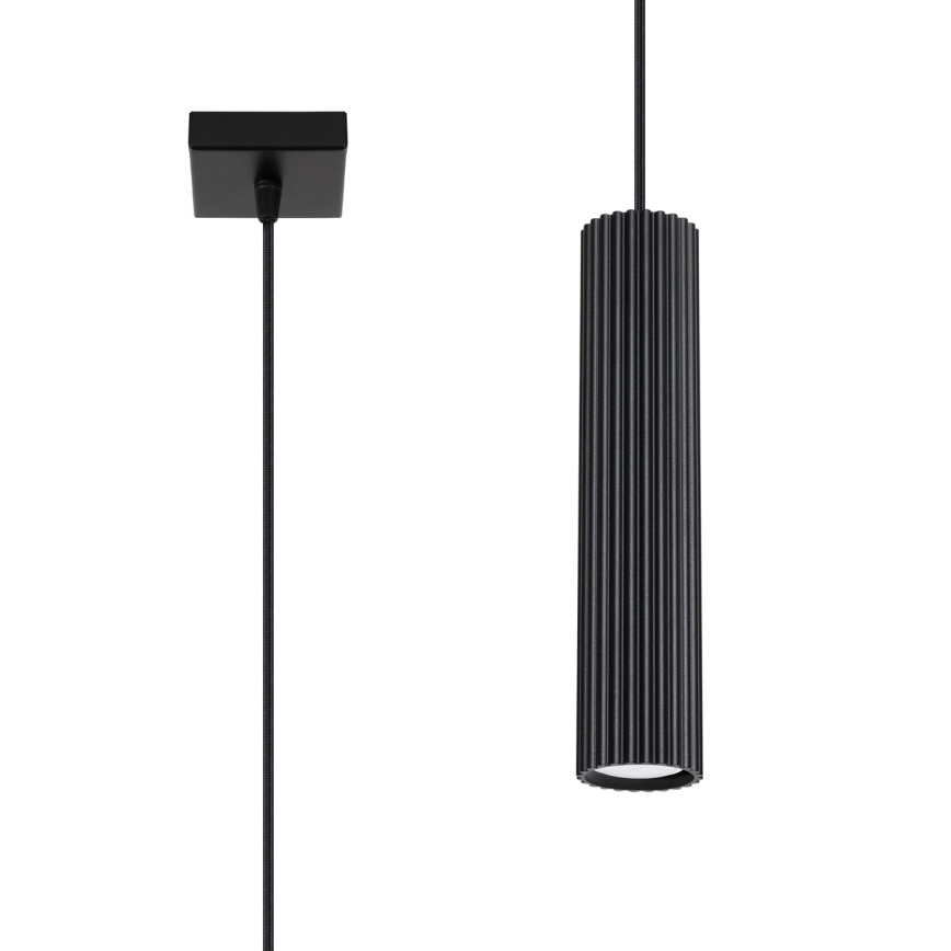 Brilagi - Lampadario a sospensione con filo CRESTO 1xGU10/10W/230V nero