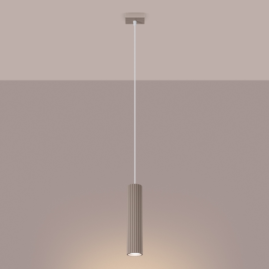 Brilagi - Lampadario a sospensione con filo CRESTO 1xGU10/10W/230V taupe
