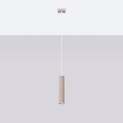 Brilagi - Lampadario a sospensione con filo CRESTO 1xGU10/10W/230V taupe
