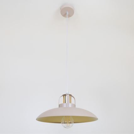 Brilagi - Lampadario a sospensione con filo FLAMENGO 1xE27/60W/230V beige