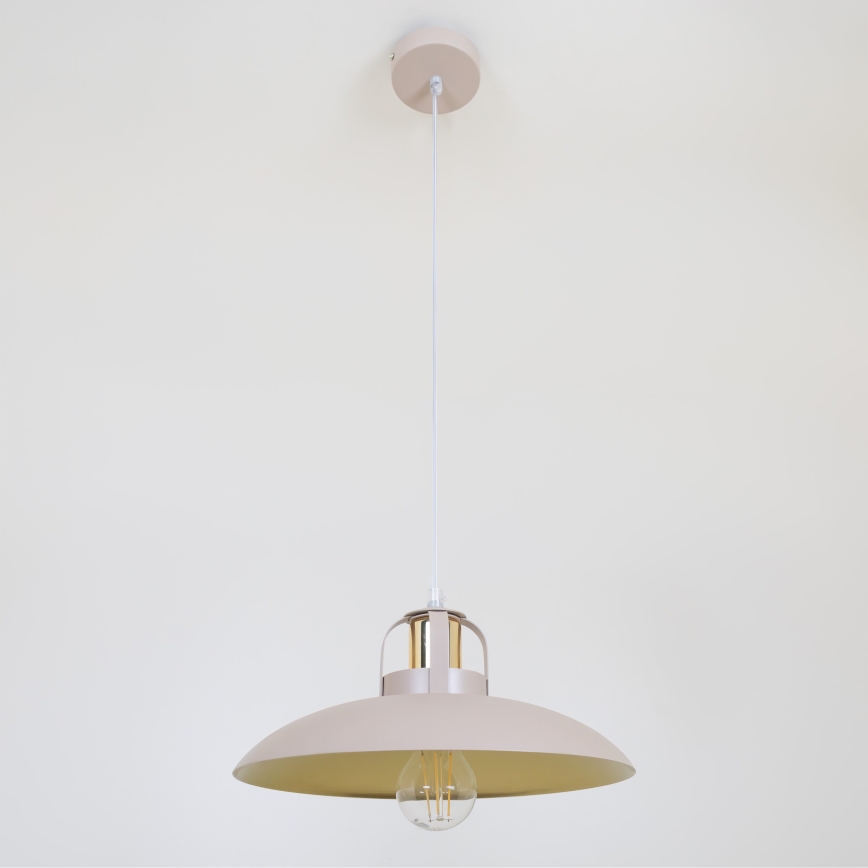 Brilagi - Lampadario a sospensione con filo FLAMENGO 1xE27/60W/230V beige