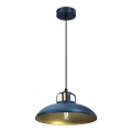 Brilagi - Lampadario a sospensione con filo FLAMENGO 1xE27/60W/230V blu