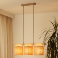 Brilagi - Lampadario a sospensione con filo FOREST 3xE27/15W/230V pino/marrone