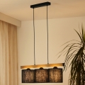 Brilagi - Lampadario a sospensione con filo FOREST 3xE27/15W/230V pino/nero