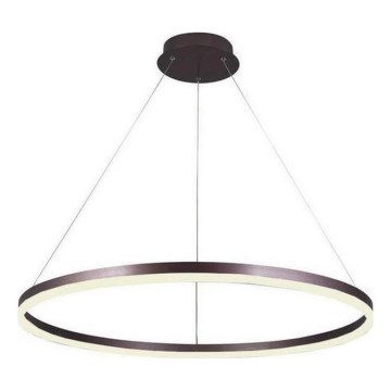 Brilagi - Lampadario a sospensione con filo LED dimmerabile CIRCLE LED/55W/230V 3000-6500K marrone + telecomando