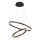Brilagi - Lampadario a sospensione con filo LED dimmerabile CIRCLE LED/70W/230V 3000-6500K nero + telecomando