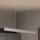 Brilagi - Lampadario a sospensione con filo LED dimmerabile SLIMLINE LED/40W/230V 3000-6000K argento + telecomando