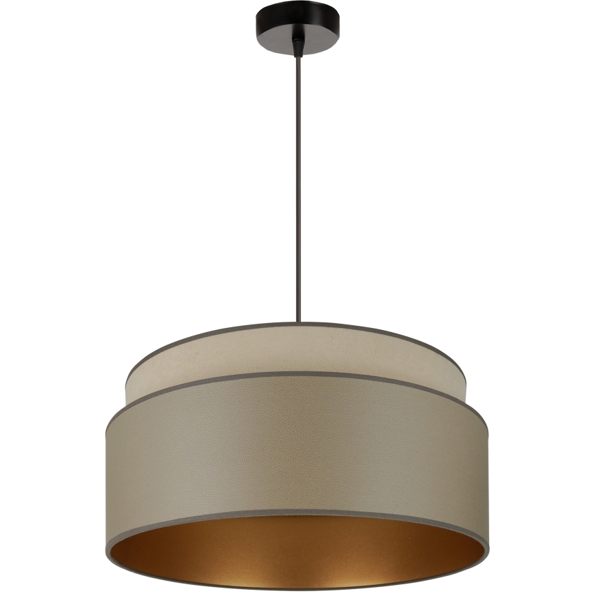 Brilagi - Lampadario a sospensione con filo OREGON VEGE 1xE27/15W/230V diametro 45 cm grigio